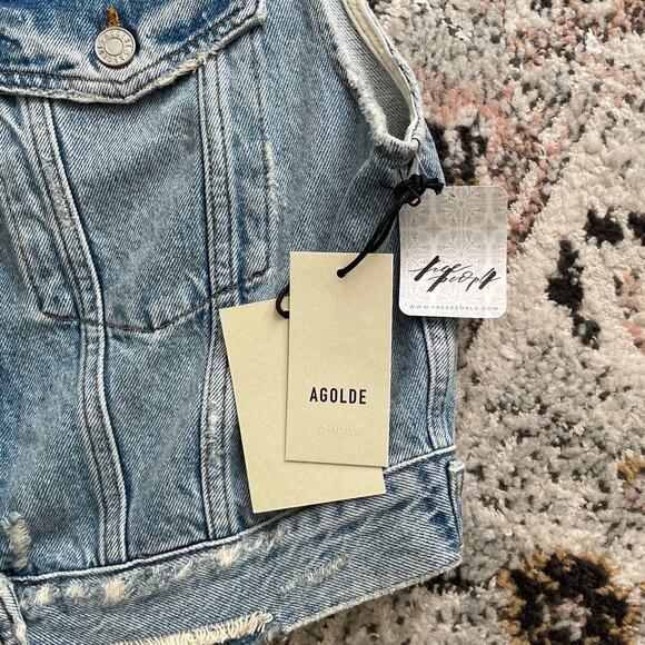 AGOLDE Leo Denim Vest - Picture 4 of 7